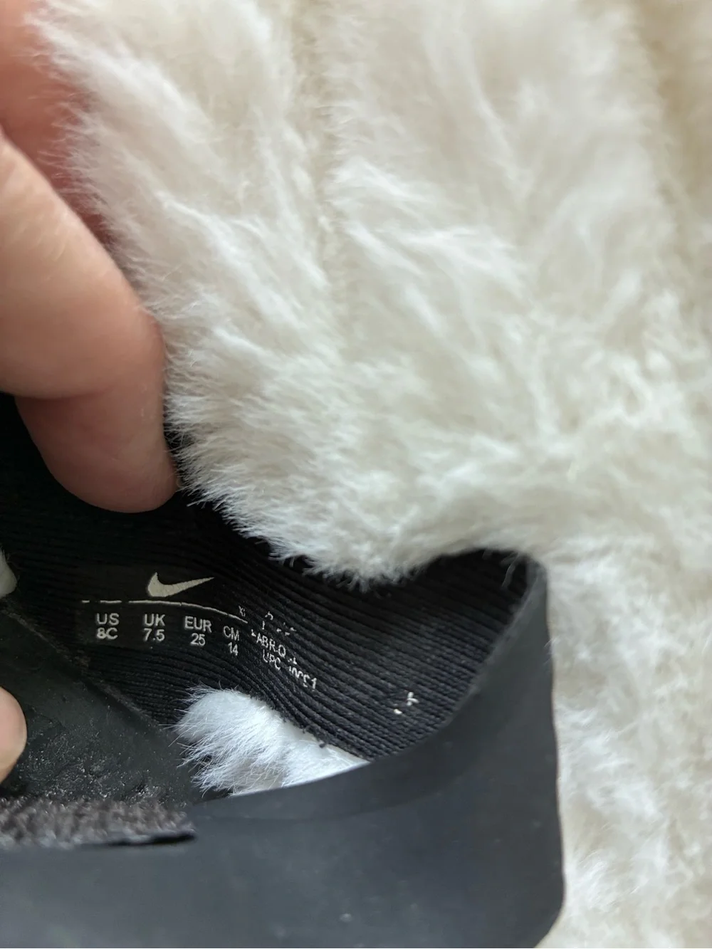 Nike Black Kids' Sport Sandals with White Swoosh
